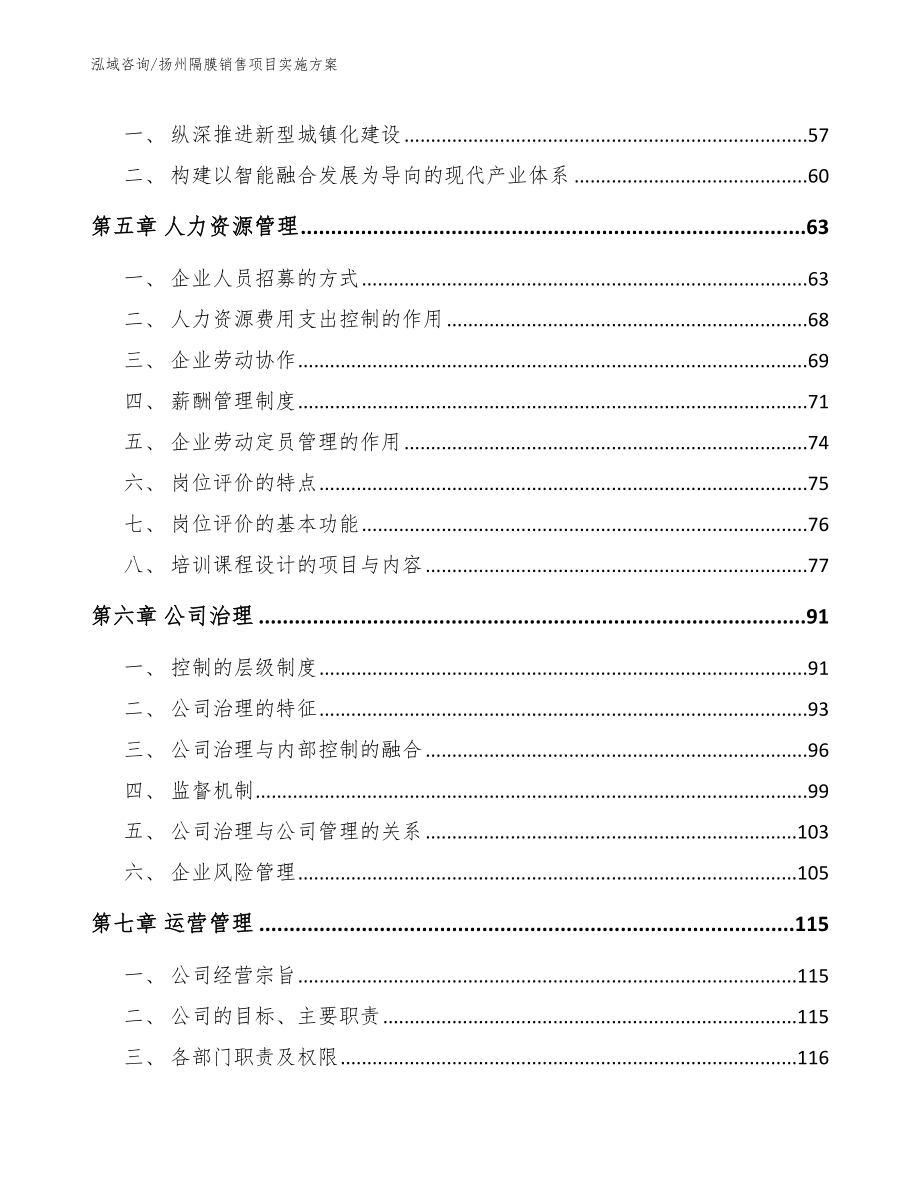 扬州隔膜销售项目实施方案（模板）_第4页