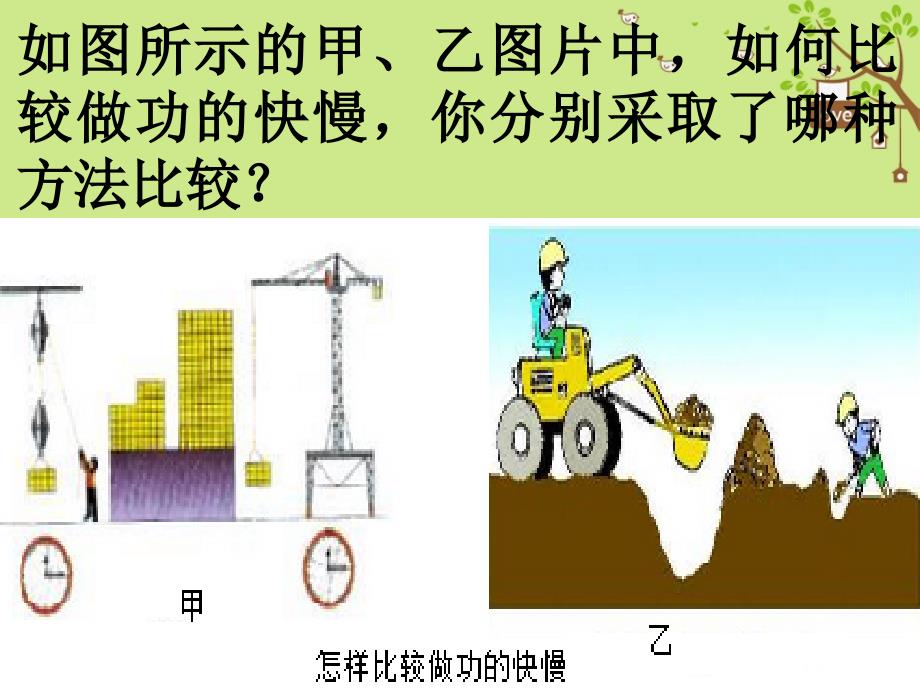 九年级物理上册 11.2怎样比较做功的快慢 （新版）粤教沪版_第2页