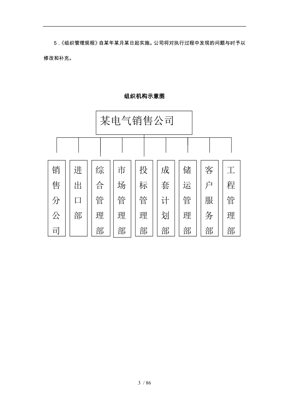 某销售公司组织管理规程说明_第3页