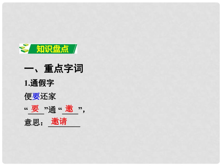 河南省中考语文 第一部分 古代诗文阅读 专题一 文言文阅读 第9篇 桃花源记课件_第2页