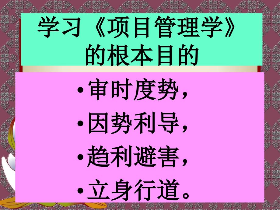 戚安邦项目管理学第二版ppt课件简本精讲_第2页