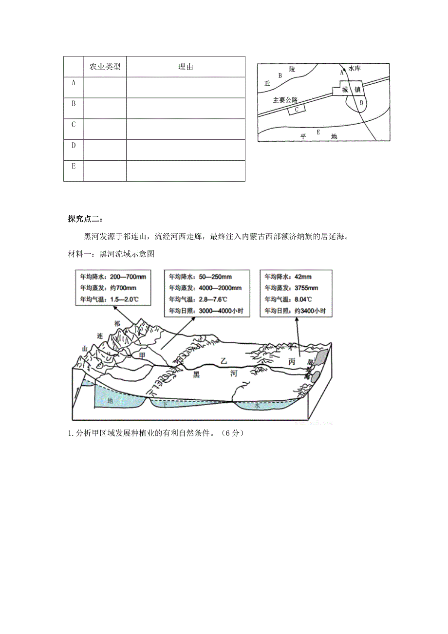 【最新】地理 导学案7 农业的区位选择_第3页