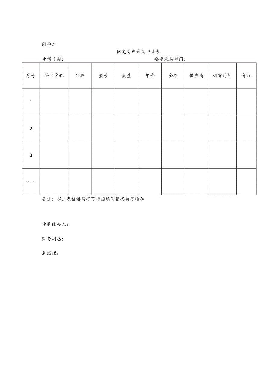 中小企业固定资产管理制度汇编_第5页