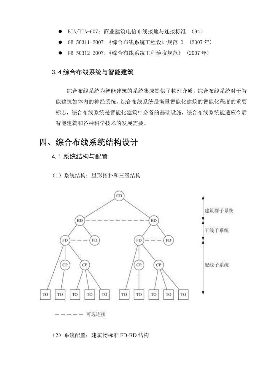 建筑物信息设施系统课程设计_第5页