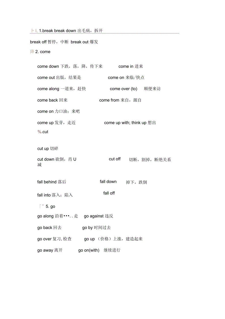 短语固定搭配_第1页