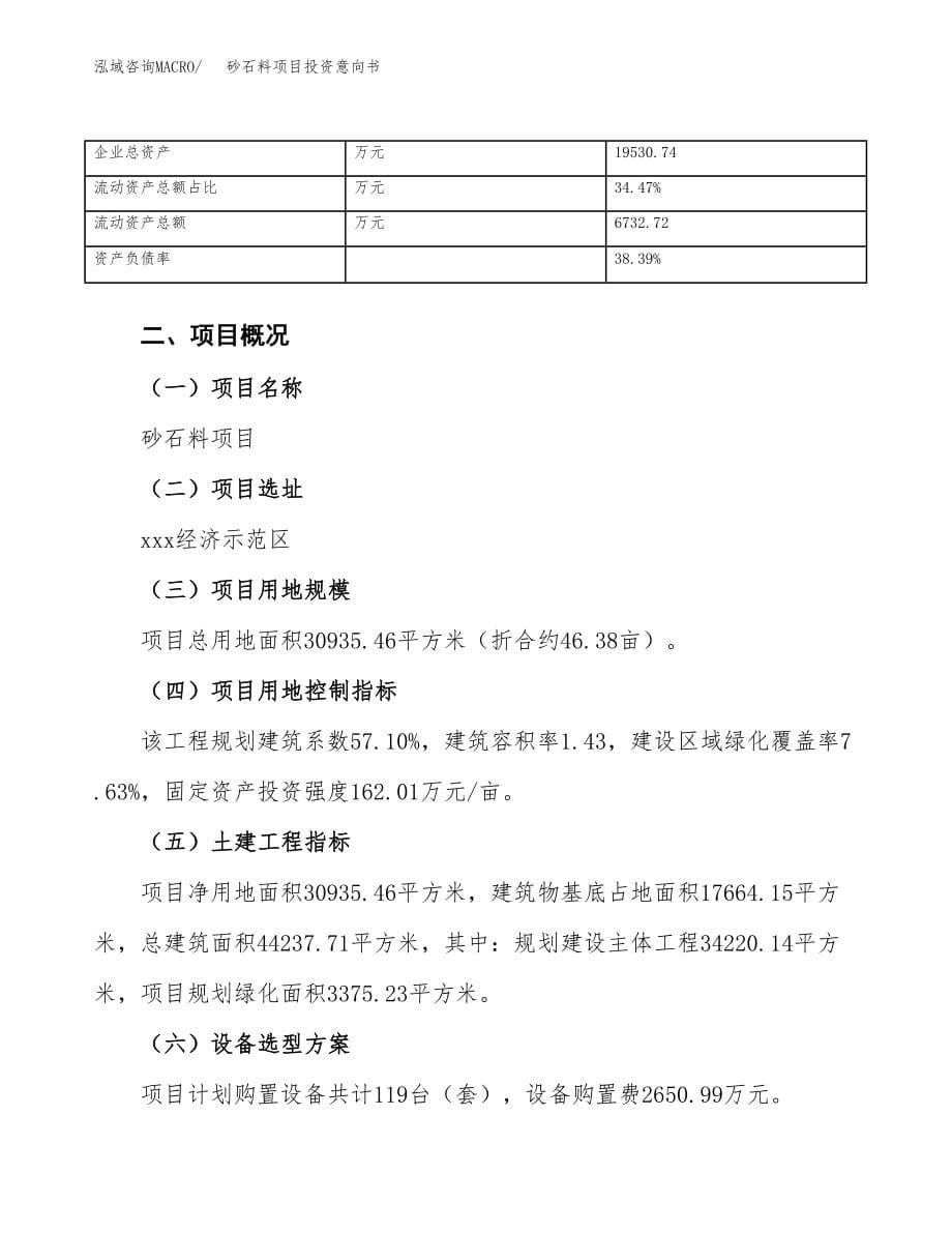 砂石料项目投资意向书(总投资9000万元).docx_第5页