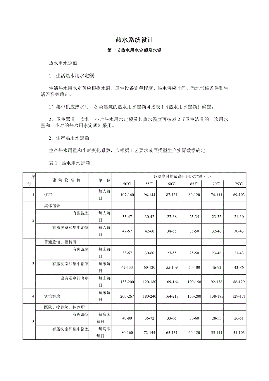 热水系统设计_第1页