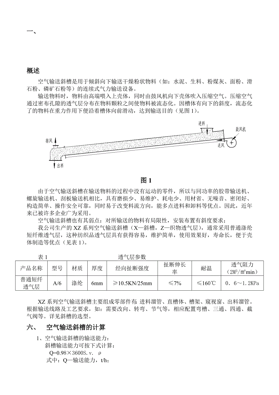 空气输送斜槽使用手册_第1页