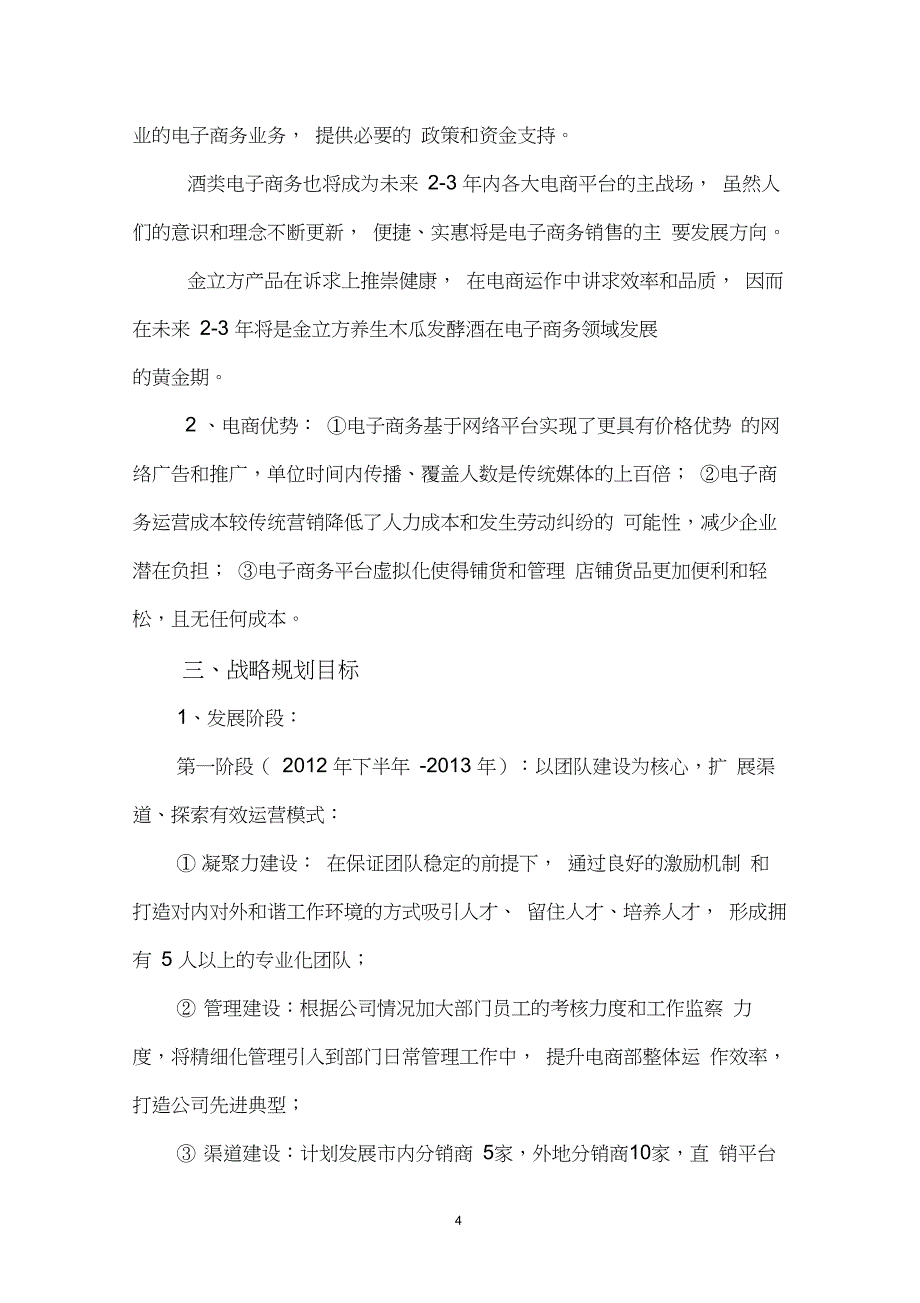 电子商务部五年规划_第4页