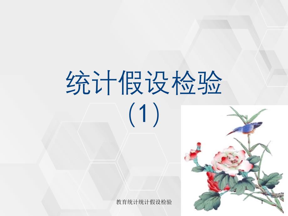 教育统计统计假设检验_第1页