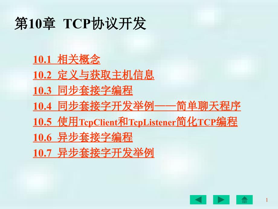 第10章 TCP协议开发 - Read_第1页