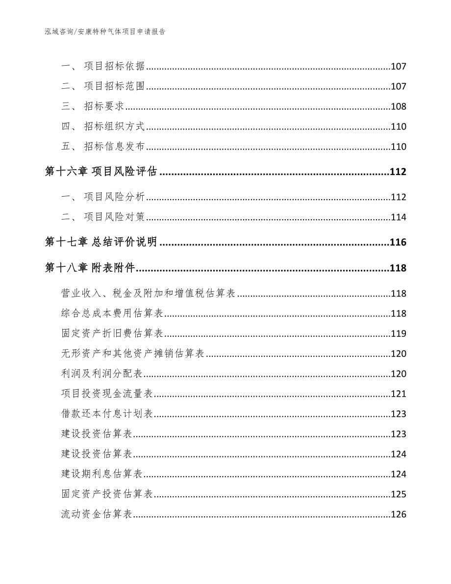 安康特种气体项目申请报告_第5页