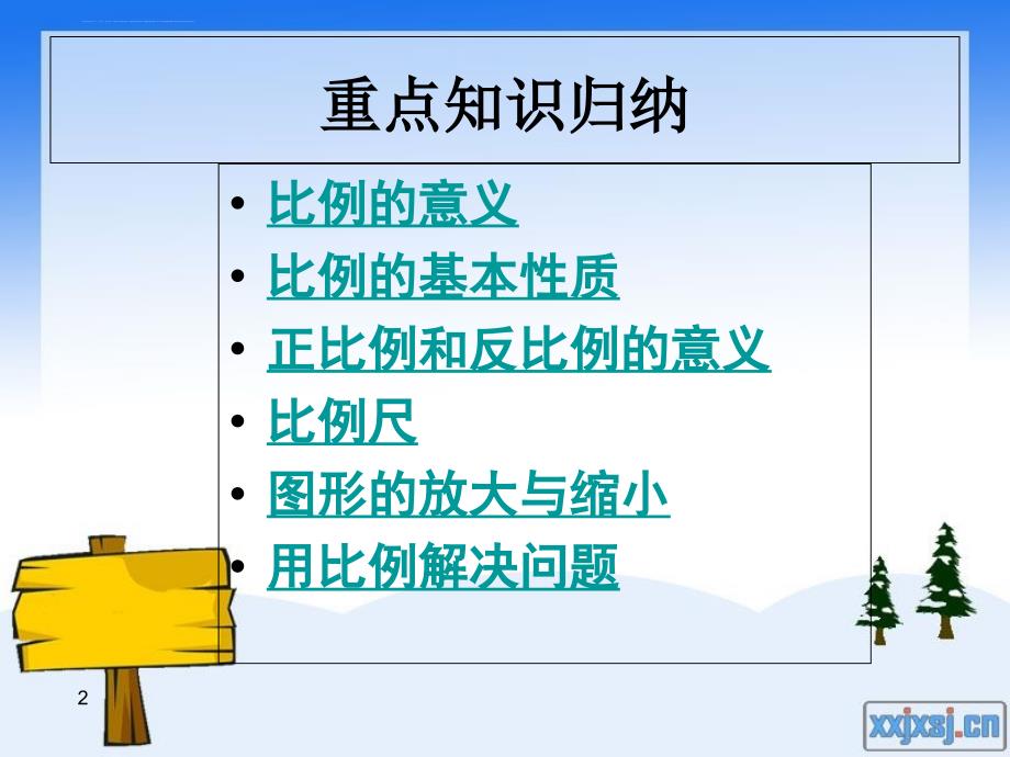 人教版六年级数学下册比例单元整理和复习ppt课件_第2页