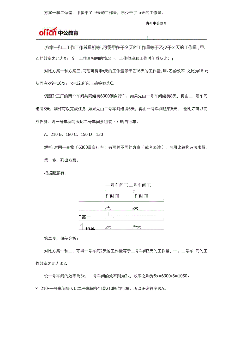 事业单位数量关系：巧用“比较法”解工程问题_第2页