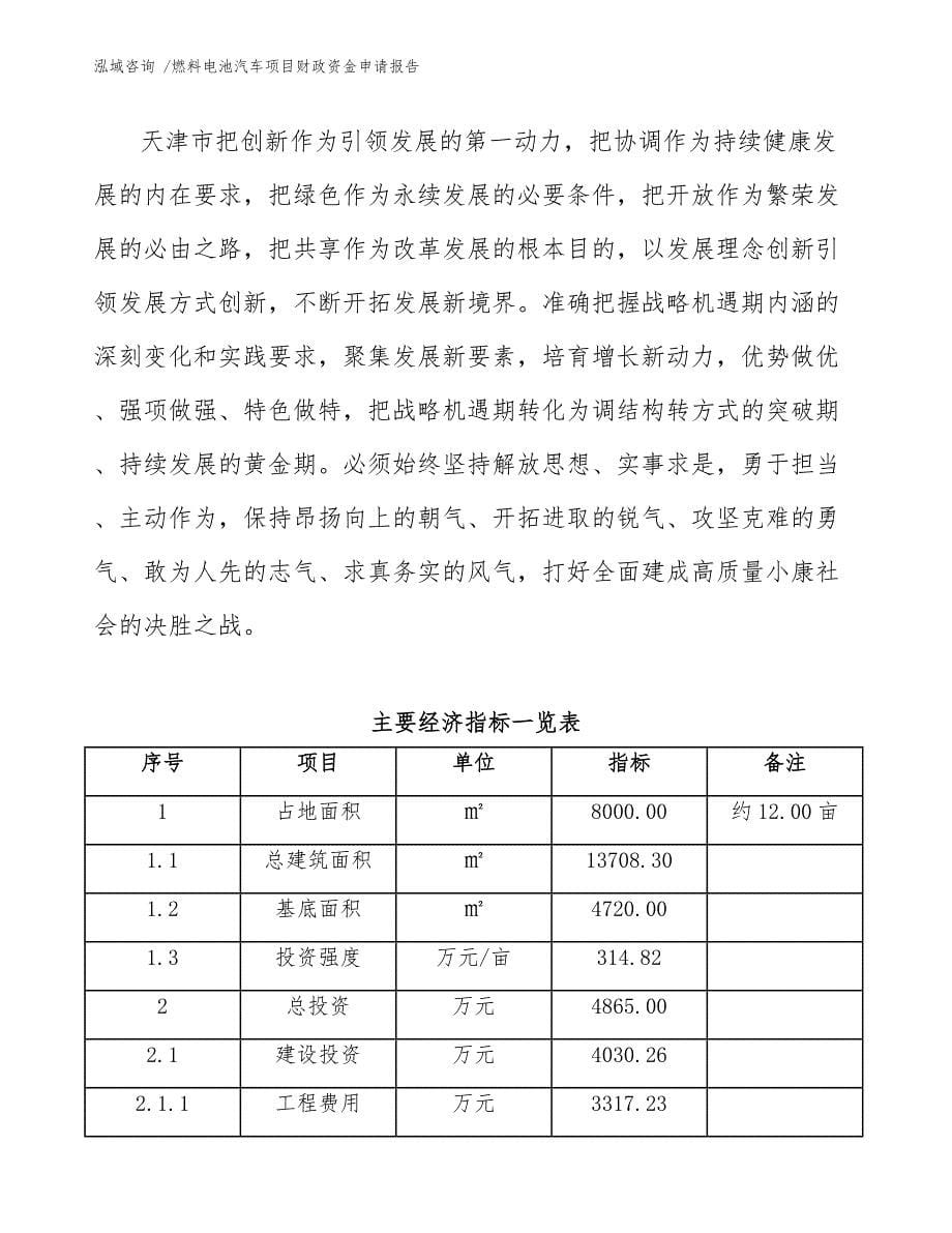 燃料电池汽车项目财政资金申请报告（模板参考）_第5页