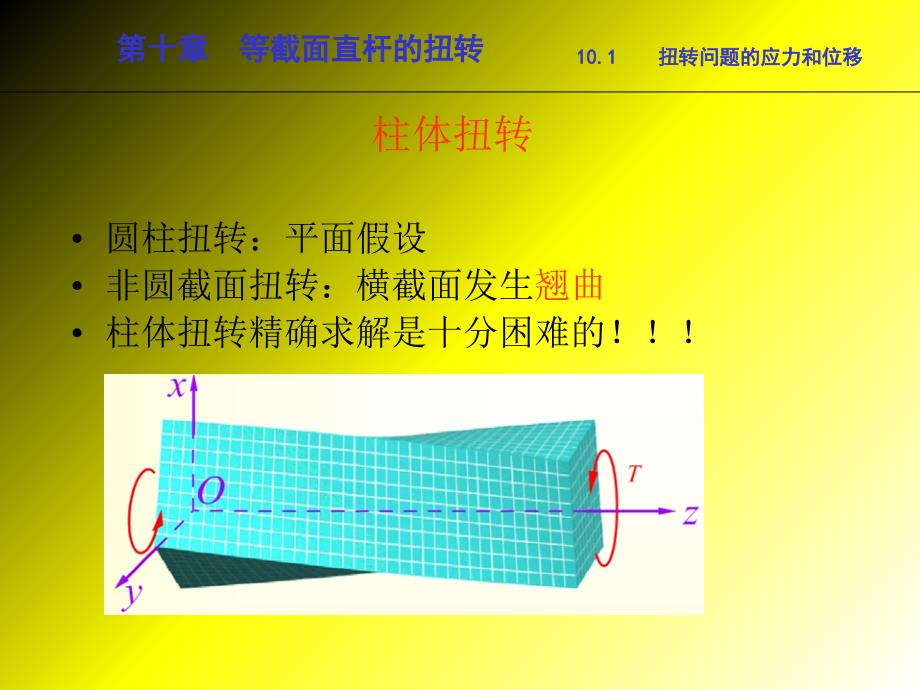 弹性力学第十章等截面直杆的扭转全部_第3页