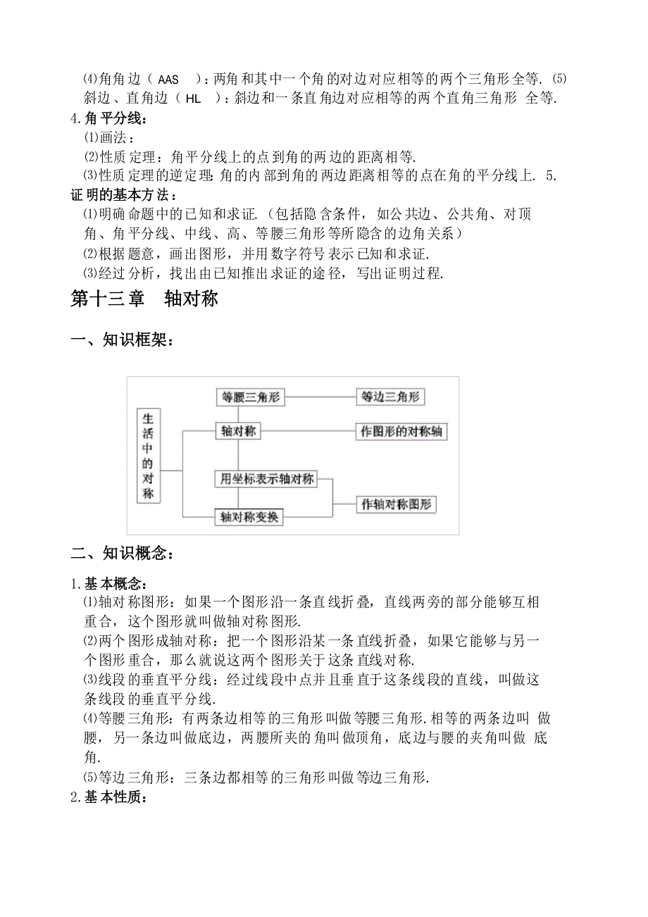 人教版八年级上册数学知识点归纳总结_第4页