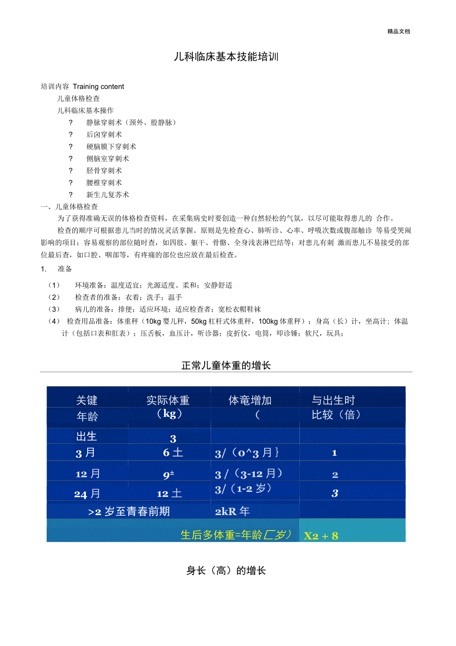 儿科临床基本技能培训_第1页