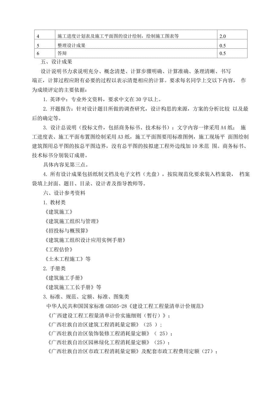 某建设工程项目投标书(商务标、技术标).docx_第5页