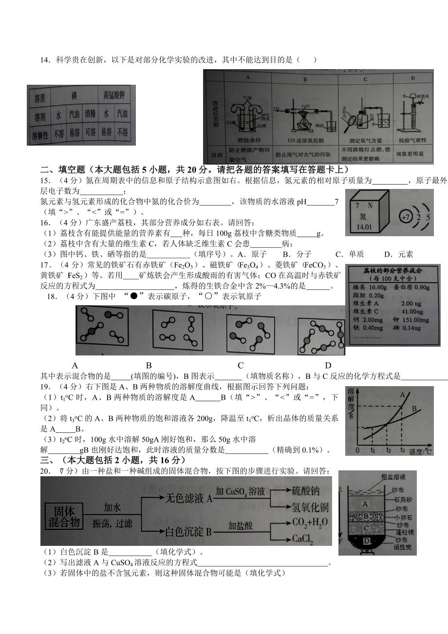 2013年中考化学试题.doc_第2页