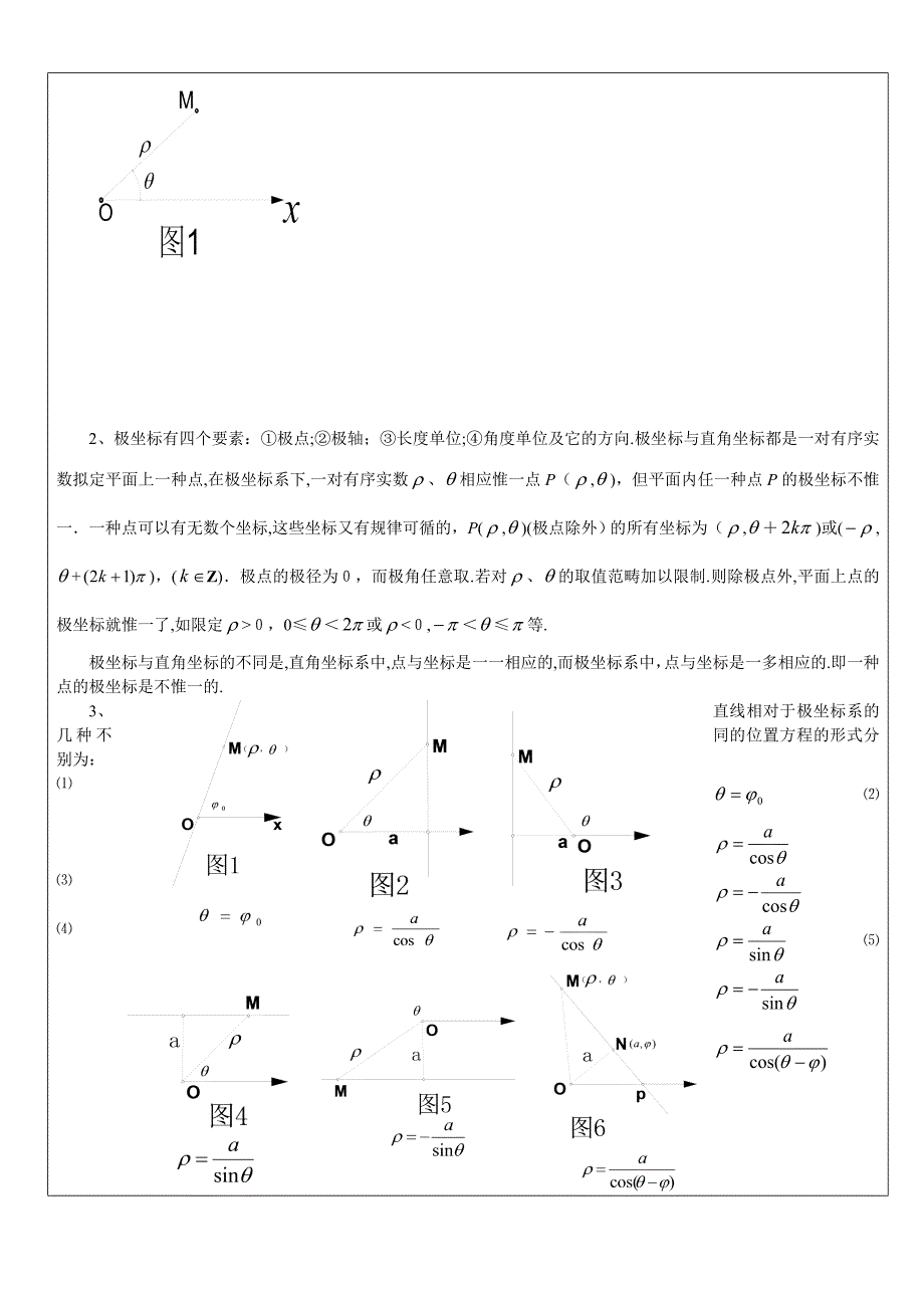 高三理科参数方程和极坐标讲义_第3页