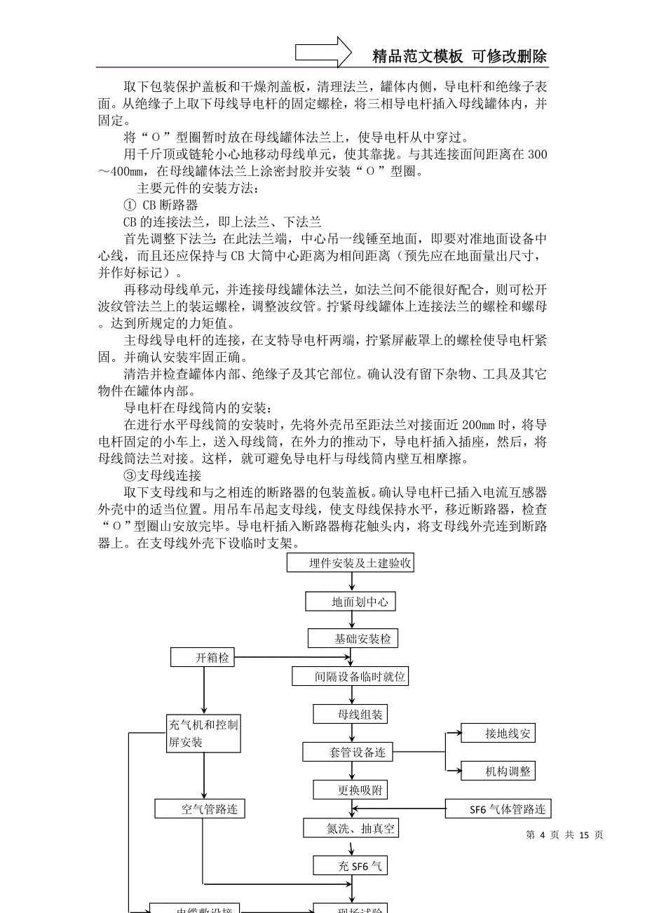 GIS-安装施工方案措施_第4页