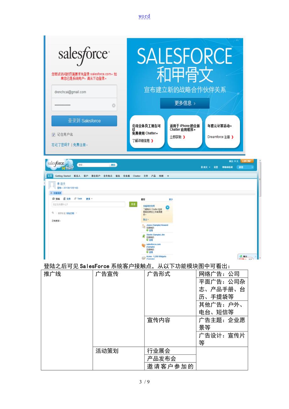 SalesForceCRM系统评测分析报告报告材料_第3页