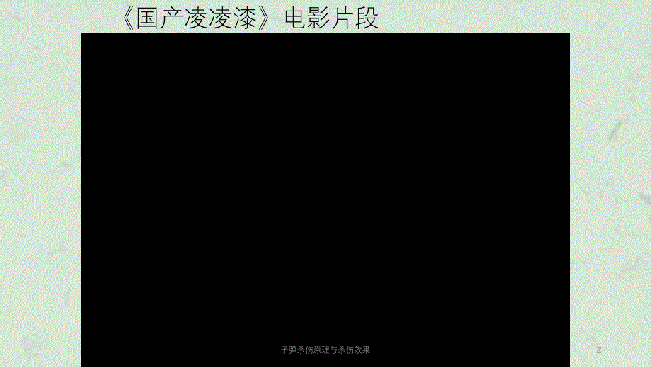 子弹杀伤原理与杀伤效果课件_第2页