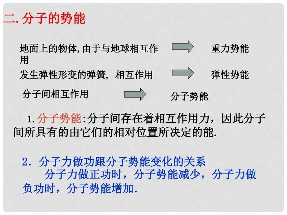 高中物理 第七章 分子动理论 专题7.5 内能课件 新人教版选修33_第5页