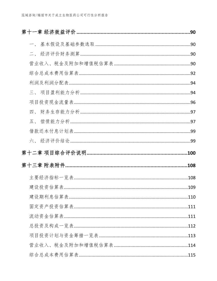 瑞丽市关于成立生物医药公司可行性分析报告_第5页