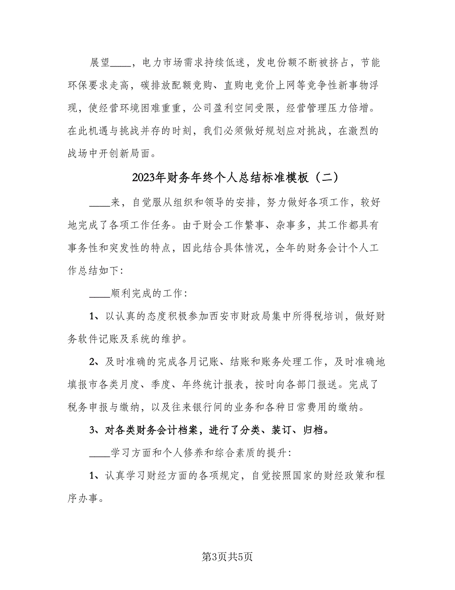 2023年财务年终个人总结标准模板（二篇）_第3页