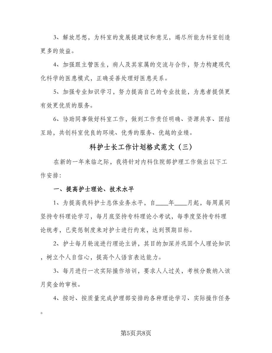 科护士长工作计划格式范文（三篇）.doc_第5页