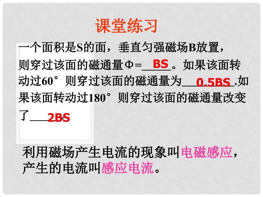 【物理】4.2《探究电磁感应产生的条件》精品课件（新人教版选修32）_第4页