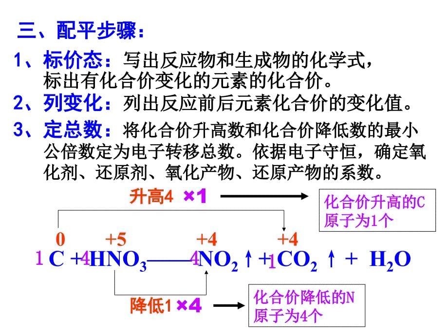 氧化还原反应方程式的配平ppt_第5页