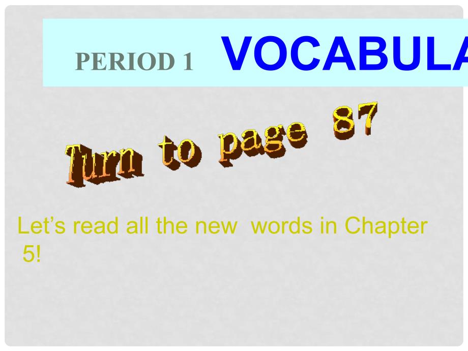 广东省深圳市宝安区上寮学校七年级英语上册《Chapter5 Beyond time and space（1） Period 1》课件 牛津版_第3页