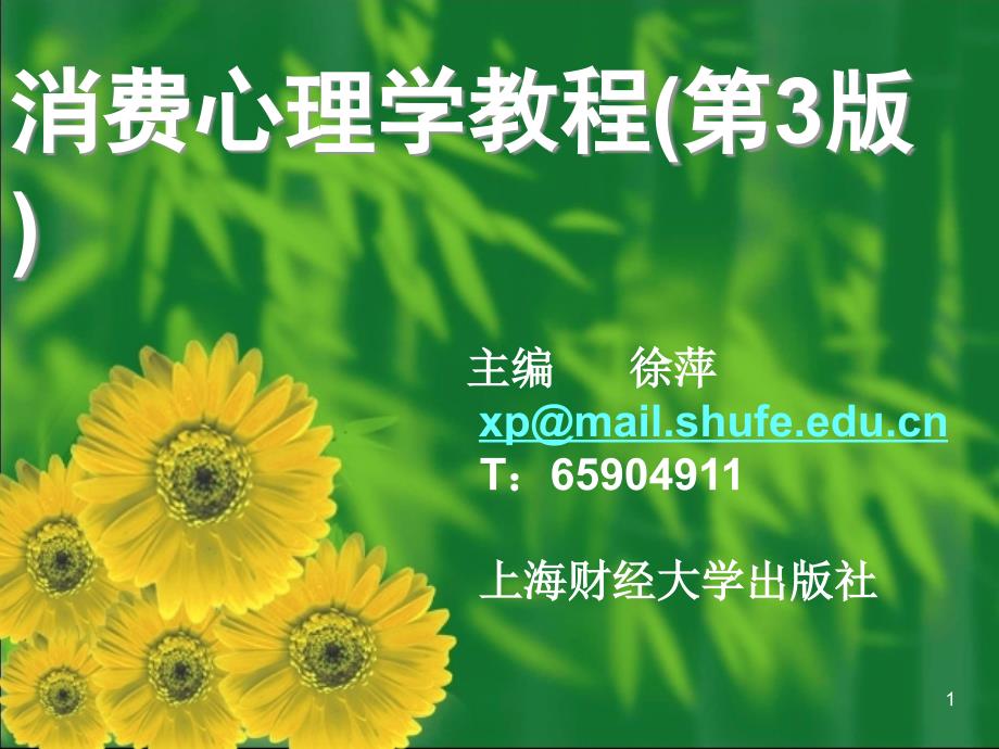 消费心理学课件ppt课件_第1页