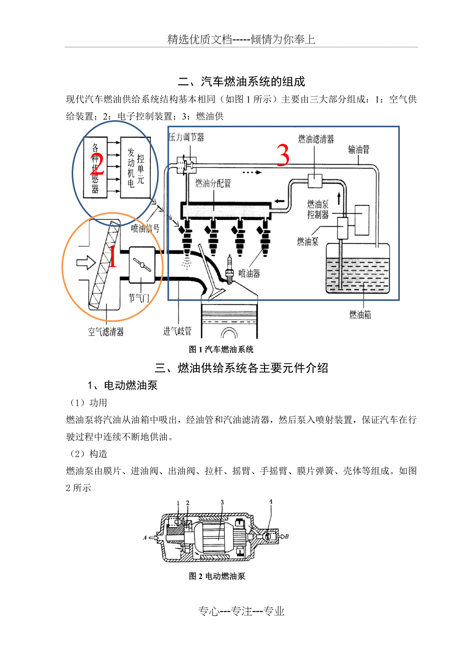 汽车燃油系统故障诊断与排除毕业设计_第4页