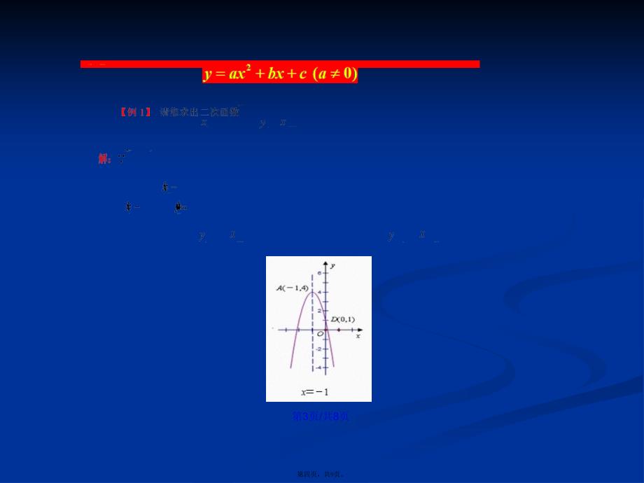 初高中数学衔接知识二次函数学习教案_第4页