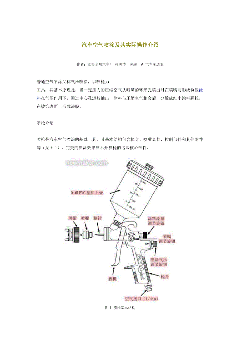 喷枪的工作原理_第1页