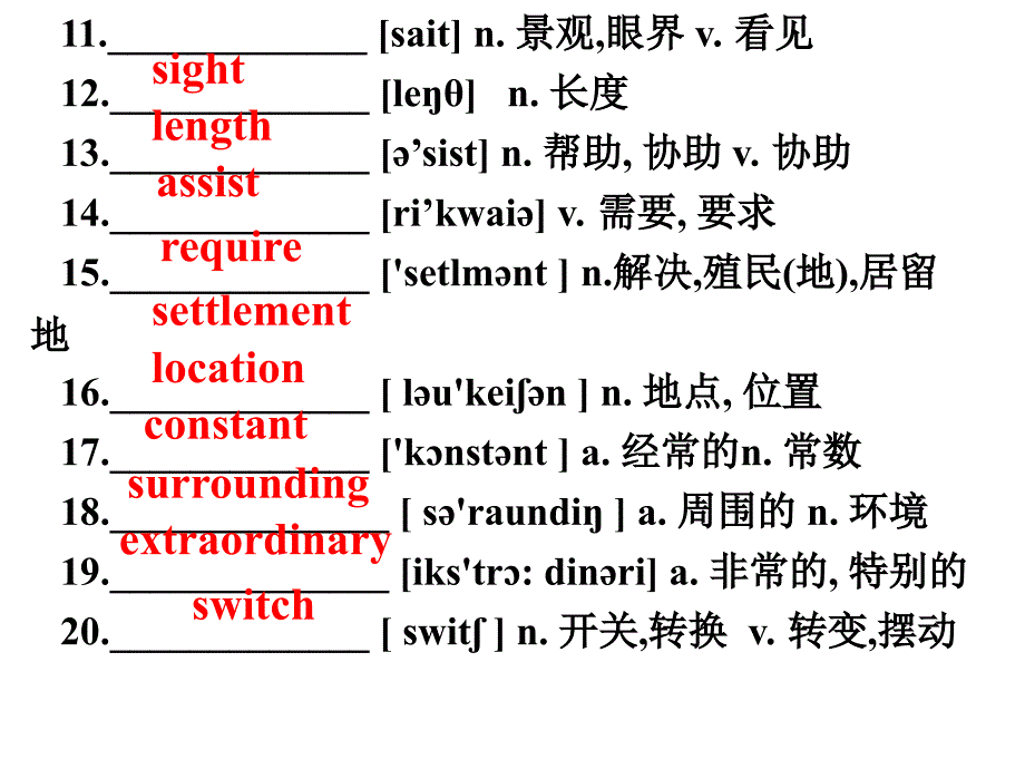 人教版新课标英语必修5unit3复习课件.ppt_第4页