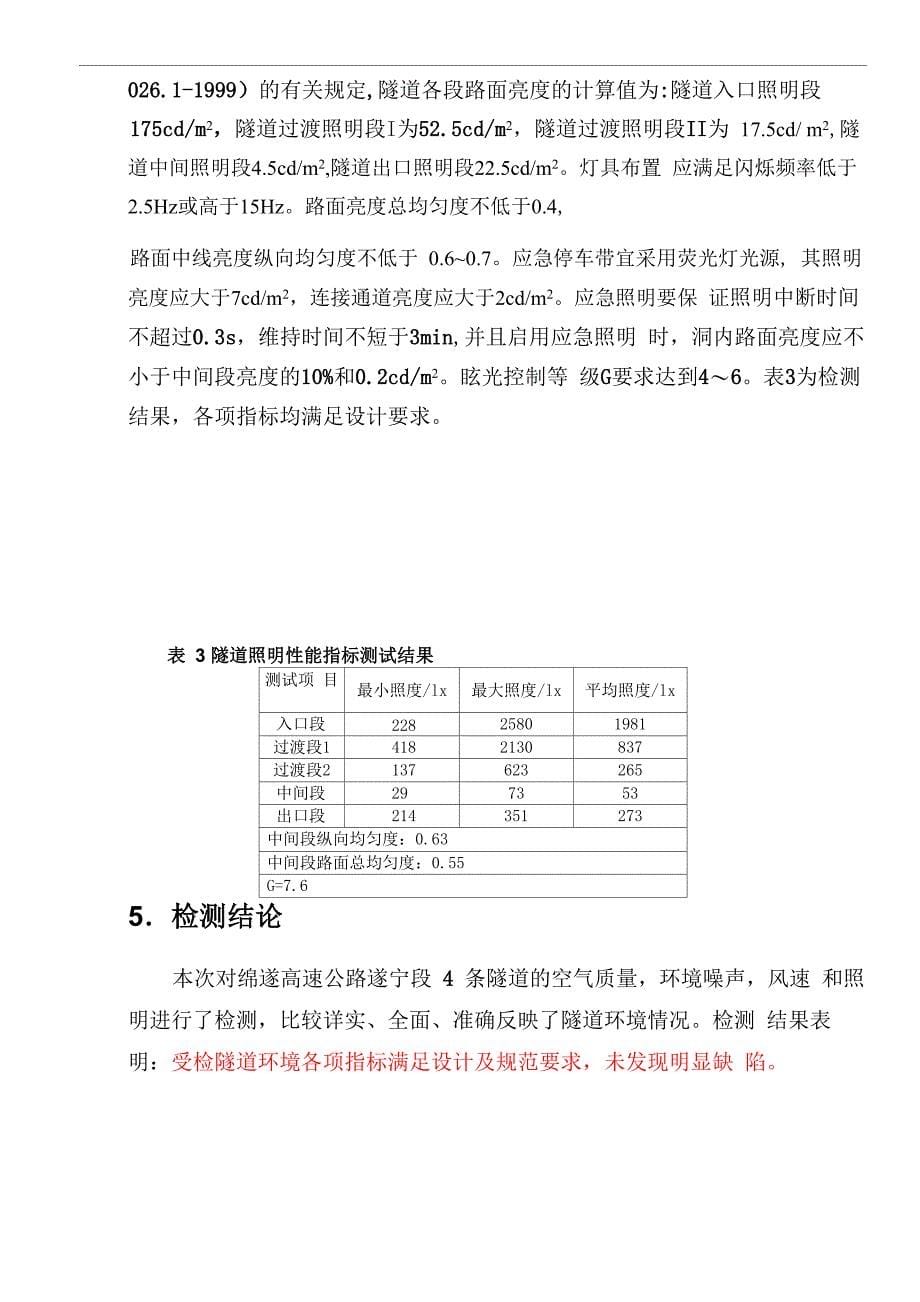 隧道环境检测报告_第5页