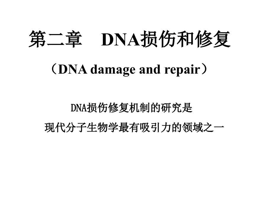 3第三章DNA损伤和修复_第1页