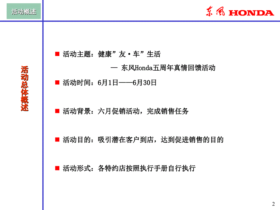 东风Honda五周年回馈客户活动指引手册_第2页