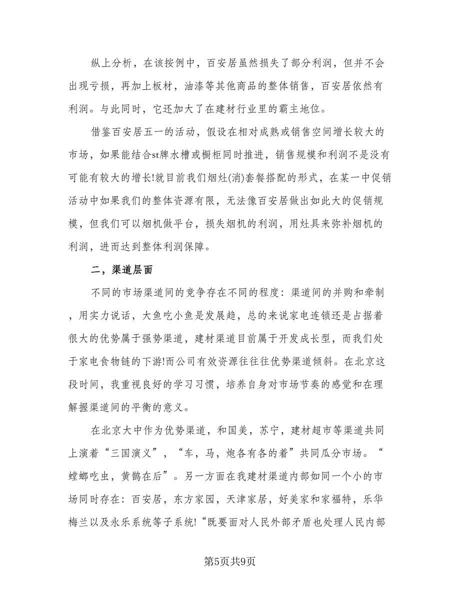 销售经理月度工作总结格式版（二篇）.doc_第5页