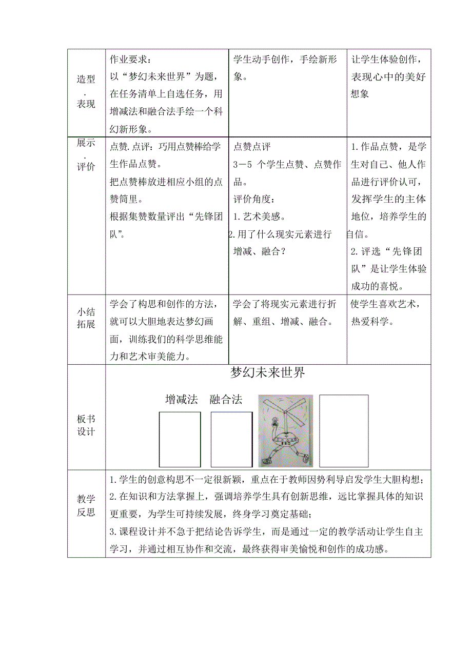 六年级下册美术教案第4课 梦幻未来世界｜岭南版_第4页