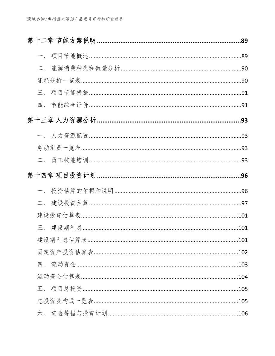 惠州激光塑形产品项目可行性研究报告【模板范文】_第4页