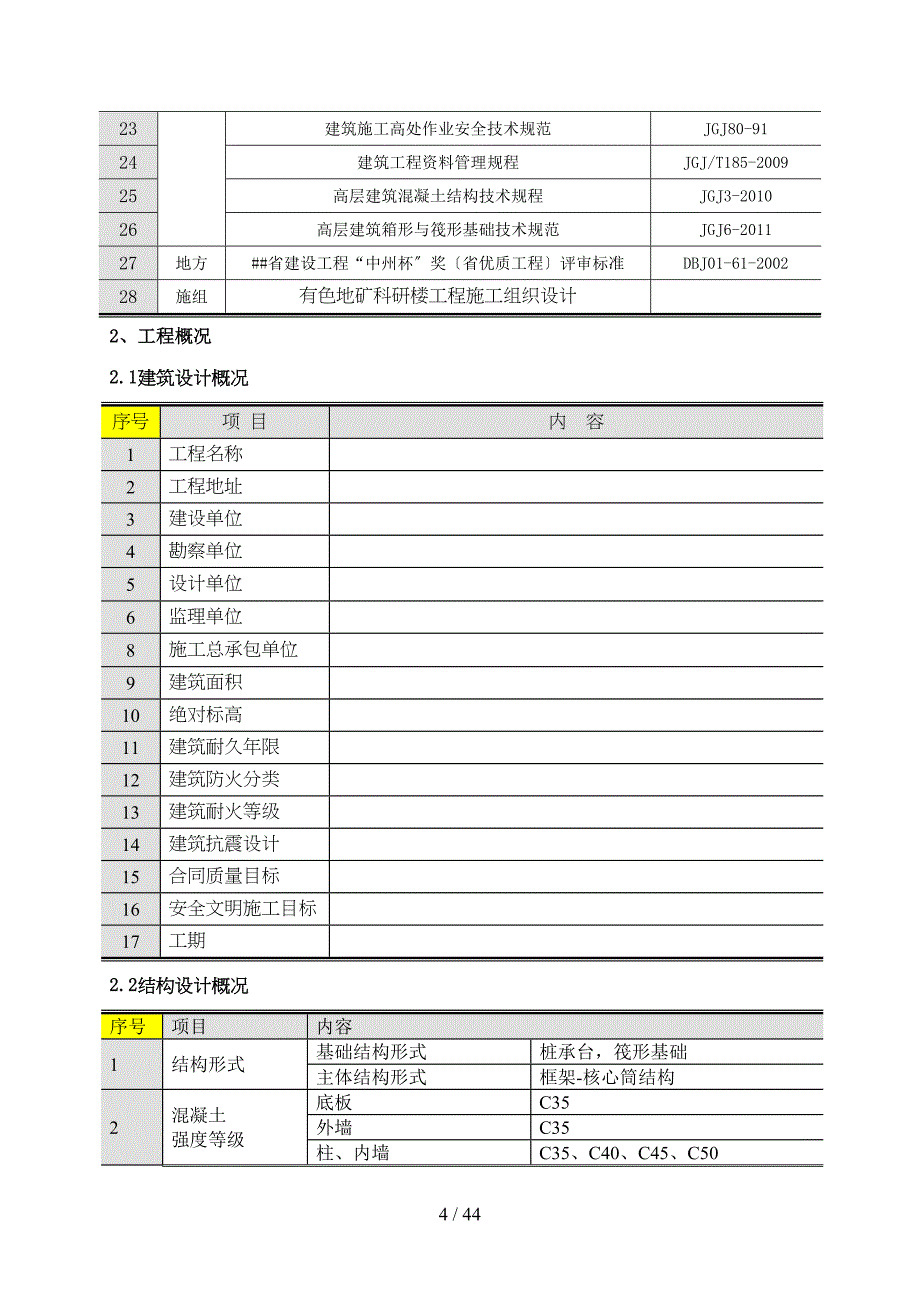 基础底板大体积混凝土工程专项施工方案(DOC 42页)_第4页