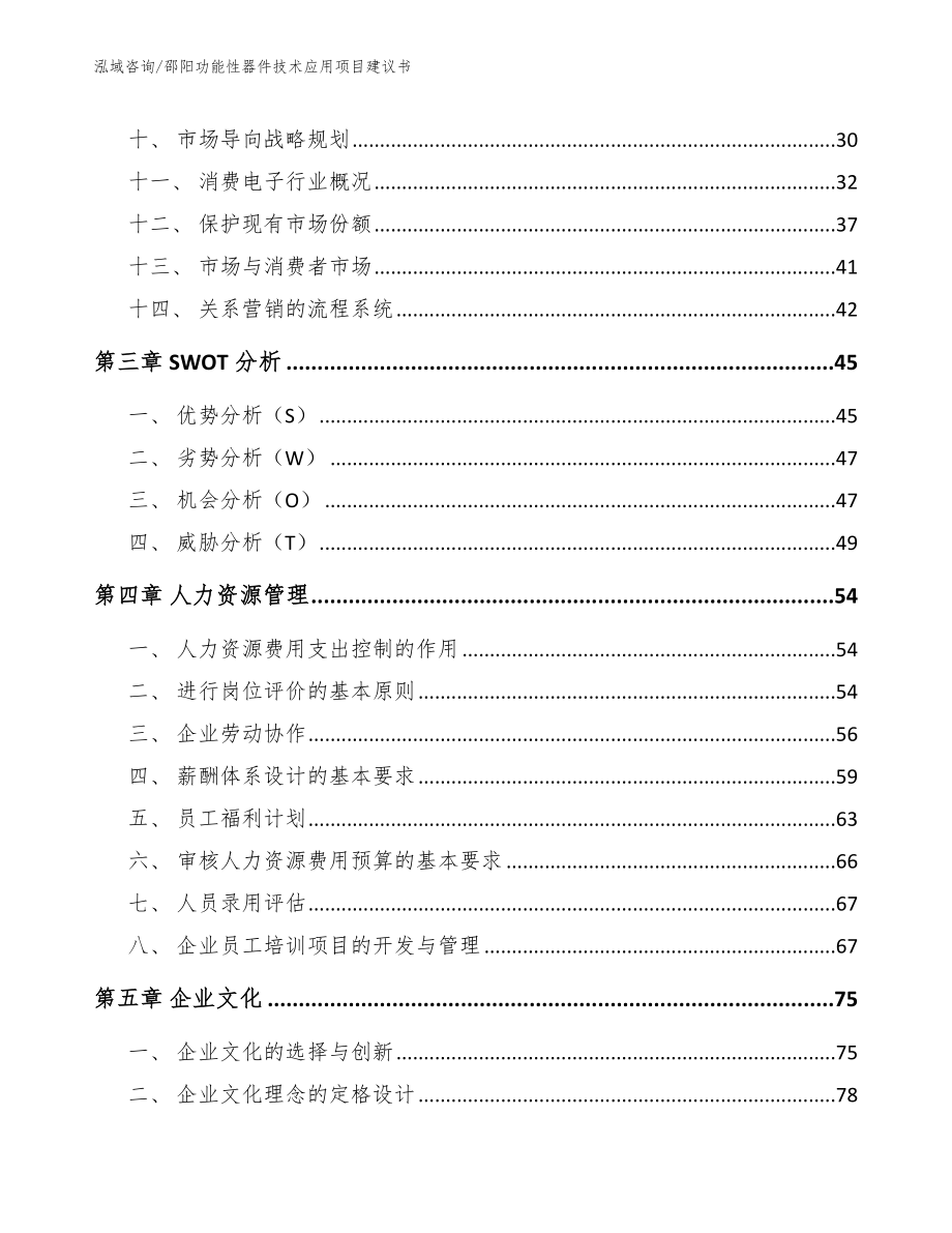 邵阳功能性器件技术应用项目建议书_第2页