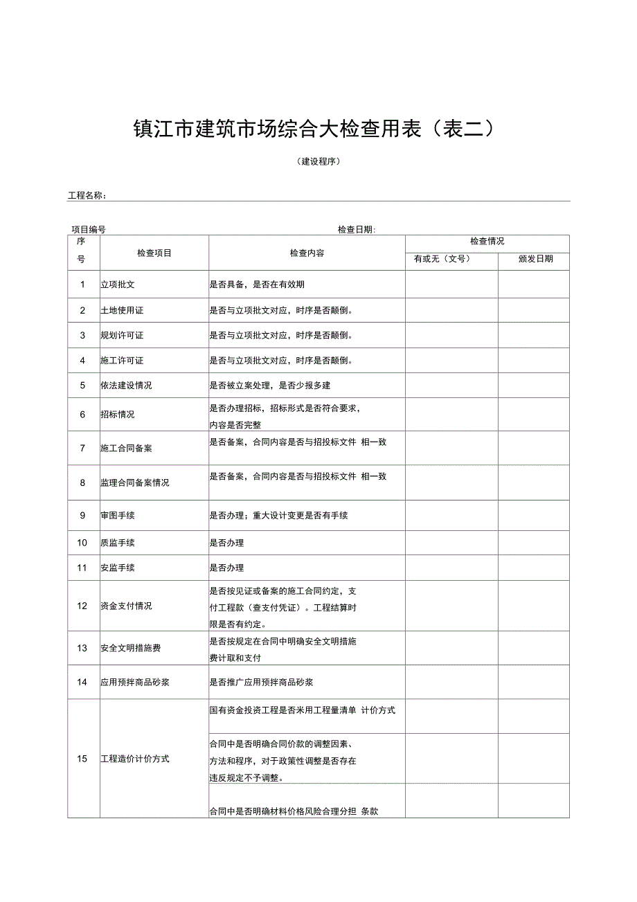 建筑施工企业综合大检查评分表_第2页