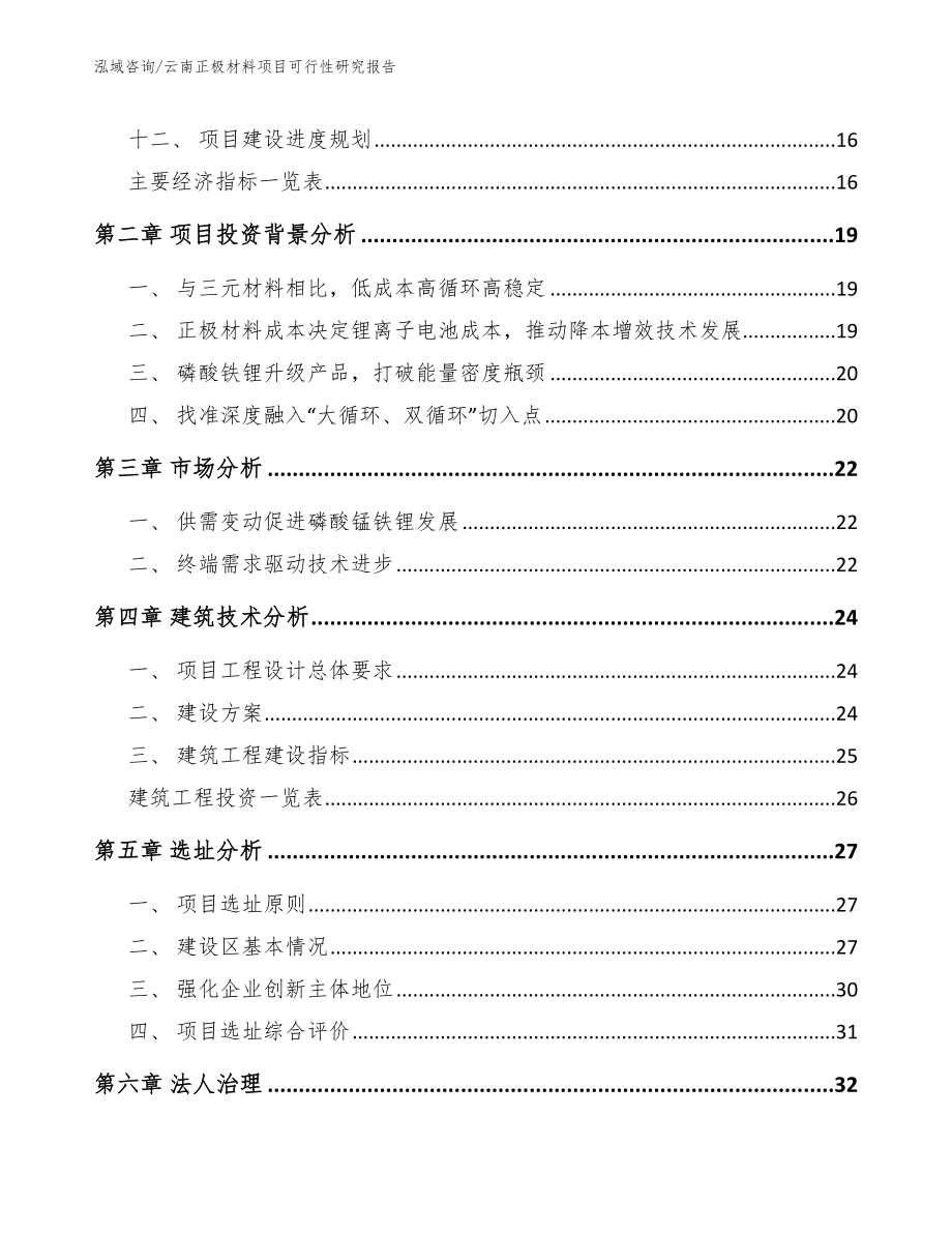 云南正极材料项目可行性研究报告_第3页